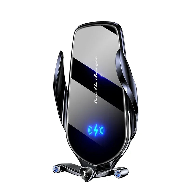 Car Phone Holder 15W Wireless Fast Charger Magnetic Charger Head Touch Control for iPhone 12 13 14 15 Pro Max Xiaomi Huawei