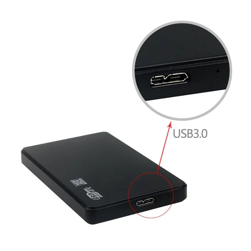 USB 3.0 to 2.5 Inch Hard Drive Case SATA HDD SSD Enclosure 5Gbps External Hard Drive Disk Box for PC Laptop Smartphone PC Laptop