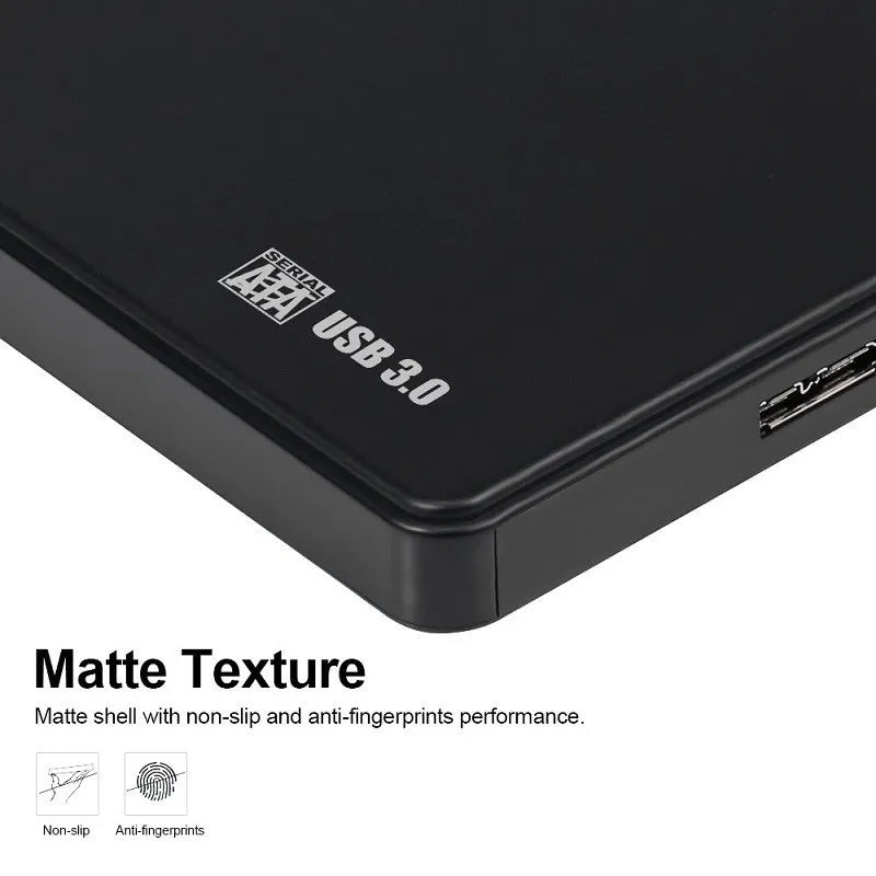 USB 3.0 to 2.5 Inch Hard Drive Case SATA HDD SSD Enclosure 5Gbps External Hard Drive Disk Box for PC Laptop Smartphone PC Laptop
